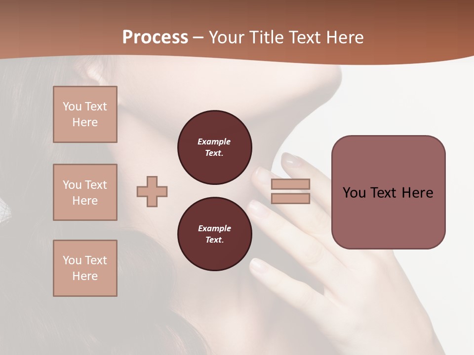 Young Caucasian Skin PowerPoint Template