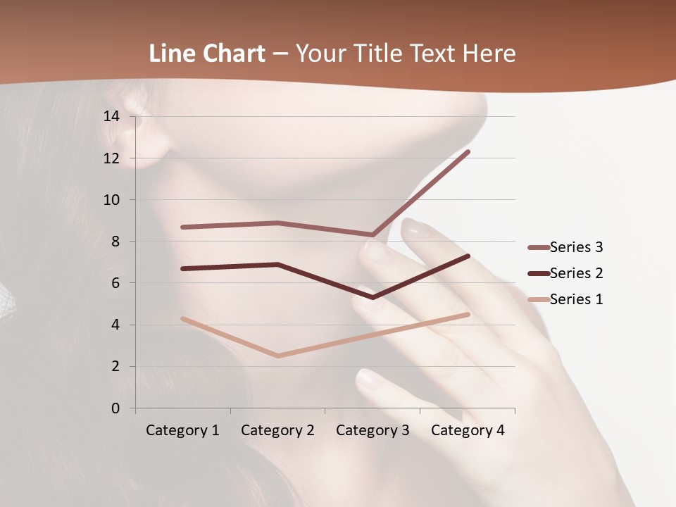 Young Caucasian Skin PowerPoint Template