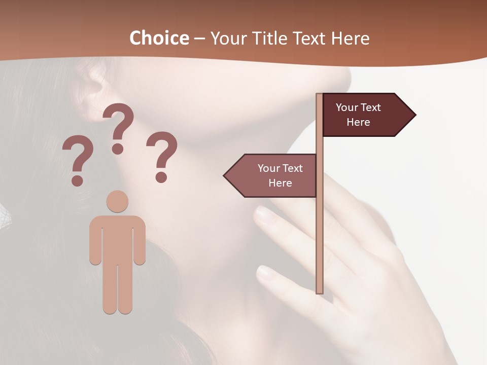 Young Caucasian Skin PowerPoint Template