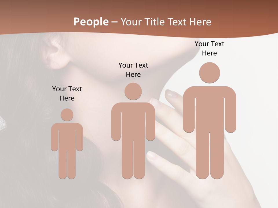 Young Caucasian Skin PowerPoint Template