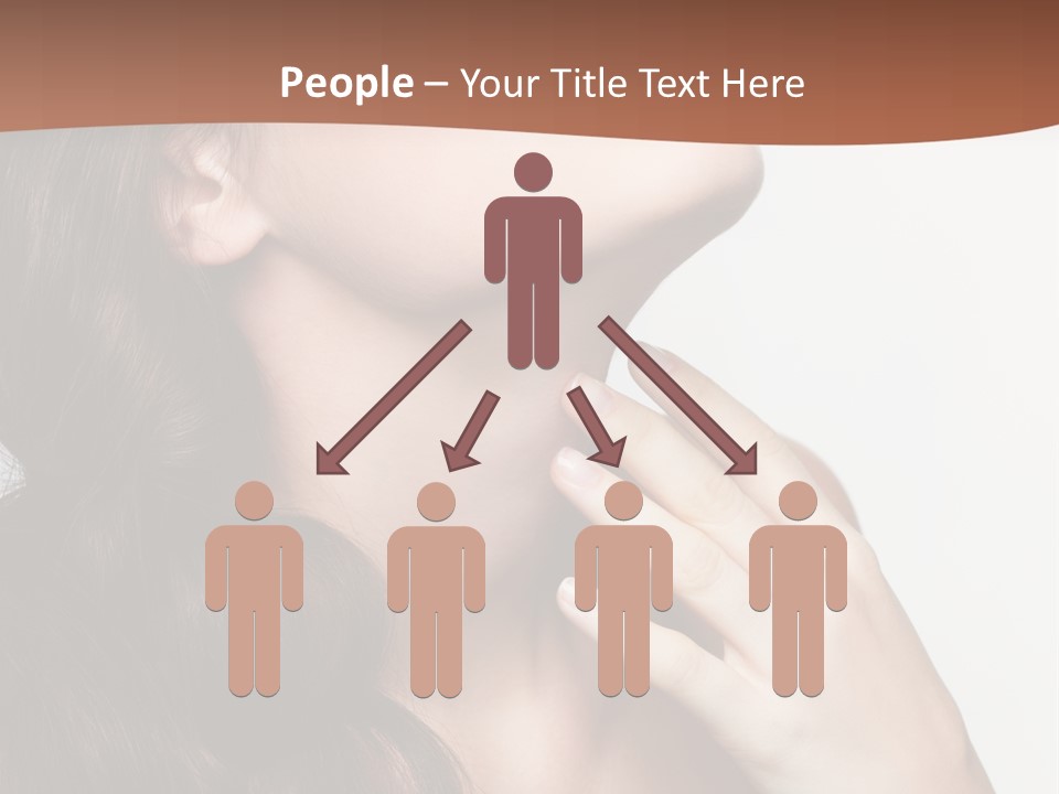 Young Caucasian Skin PowerPoint Template