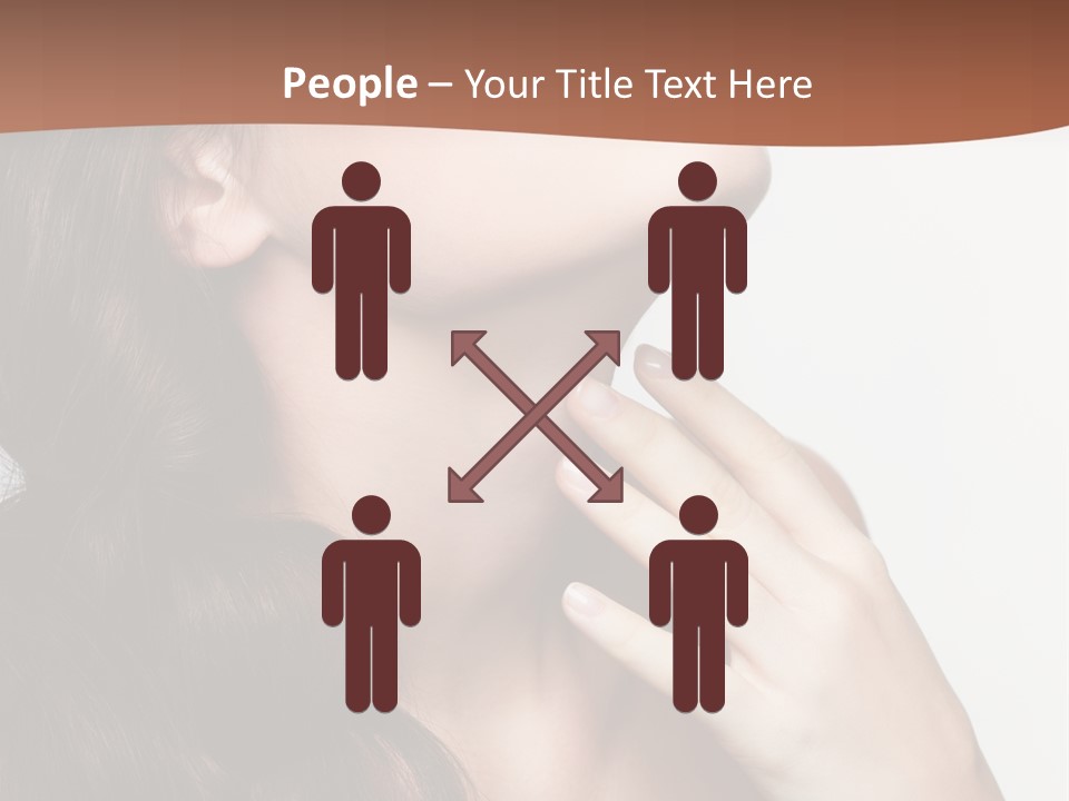 Young Caucasian Skin PowerPoint Template