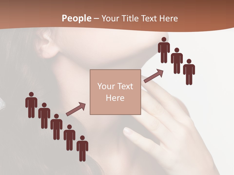 Young Caucasian Skin PowerPoint Template