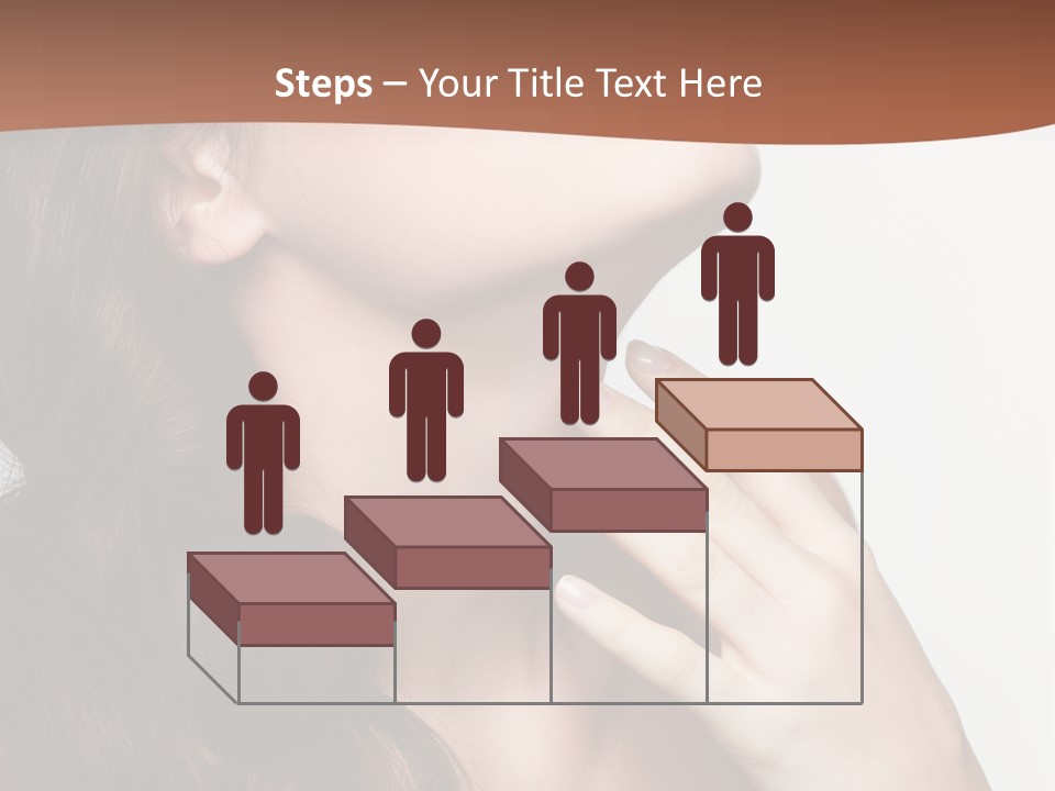 Young Caucasian Skin PowerPoint Template
