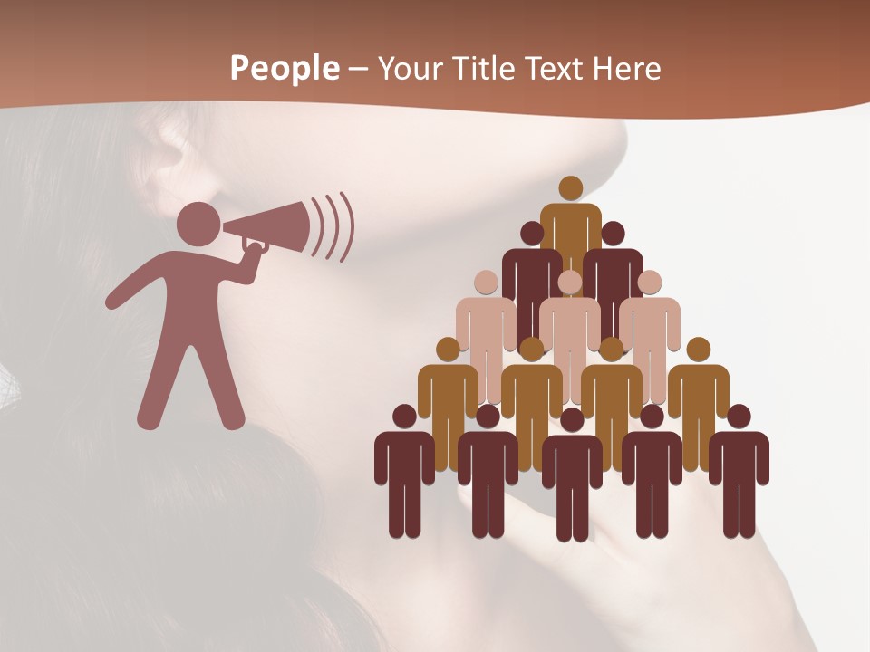 Young Caucasian Skin PowerPoint Template