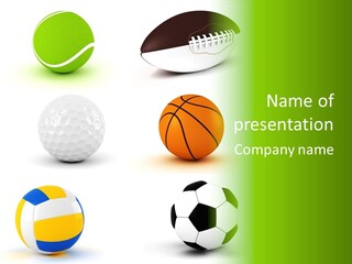 Goal Active Isolated PowerPoint Template