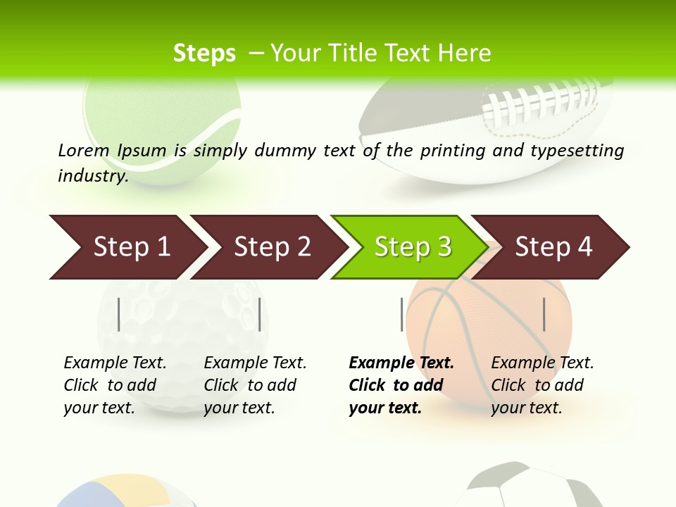 Goal Active Isolated PowerPoint Template