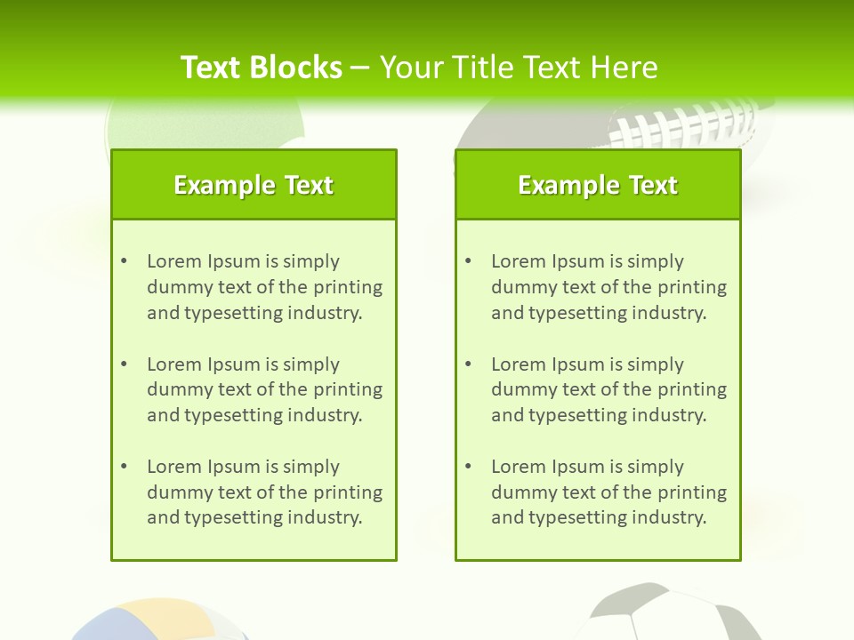 Goal Active Isolated PowerPoint Template