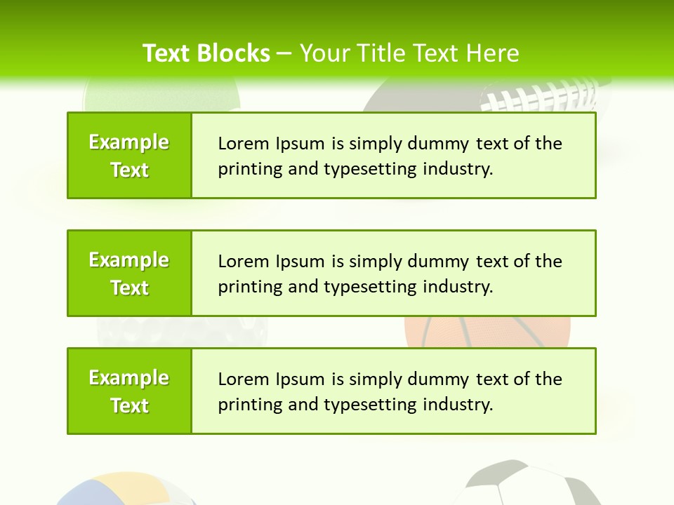 Goal Active Isolated PowerPoint Template