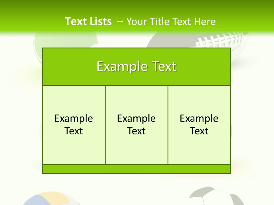 Goal Active Isolated PowerPoint Template