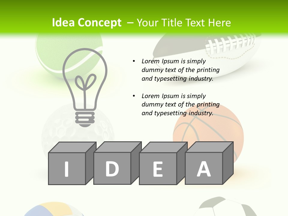 Goal Active Isolated PowerPoint Template