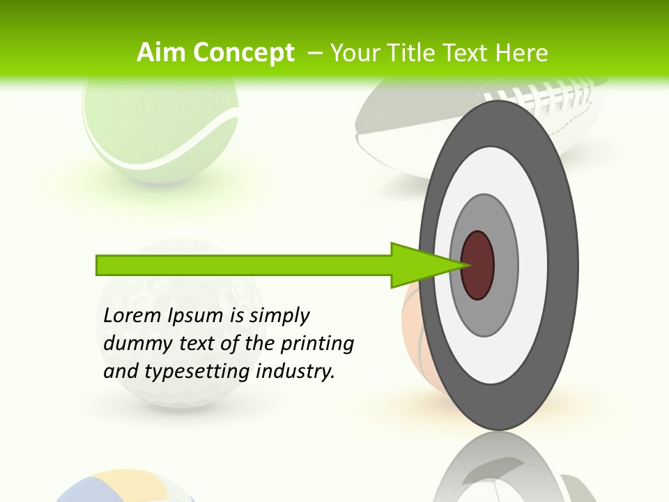 Goal Active Isolated PowerPoint Template