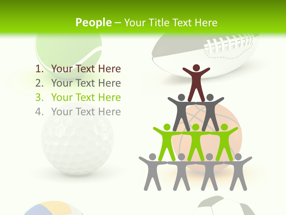 Goal Active Isolated PowerPoint Template