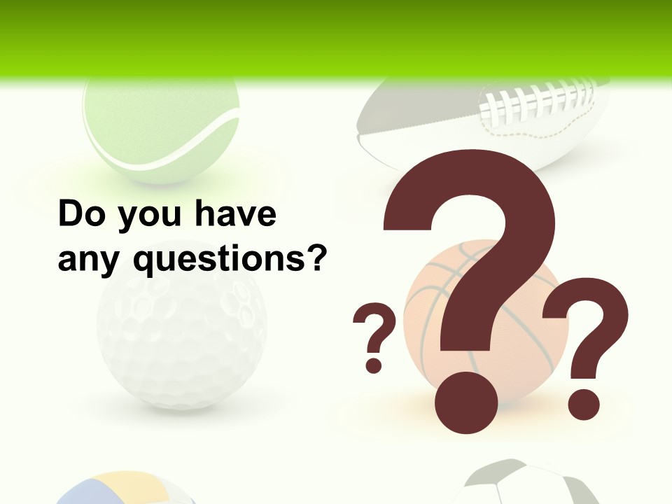 Goal Active Isolated PowerPoint Template