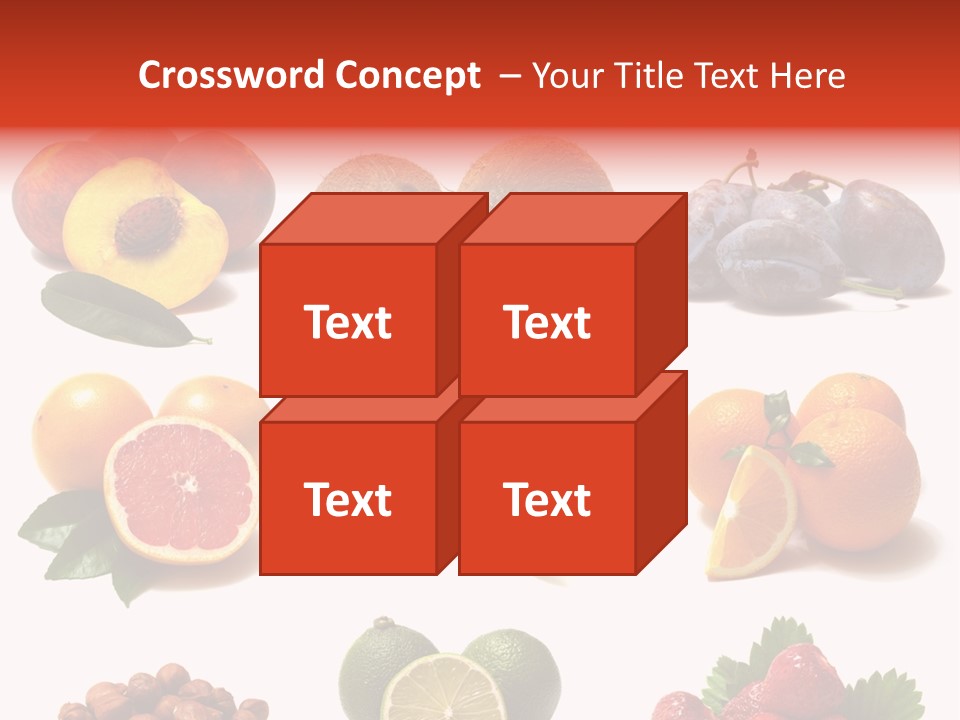 Berry Snack Watermelon PowerPoint Template