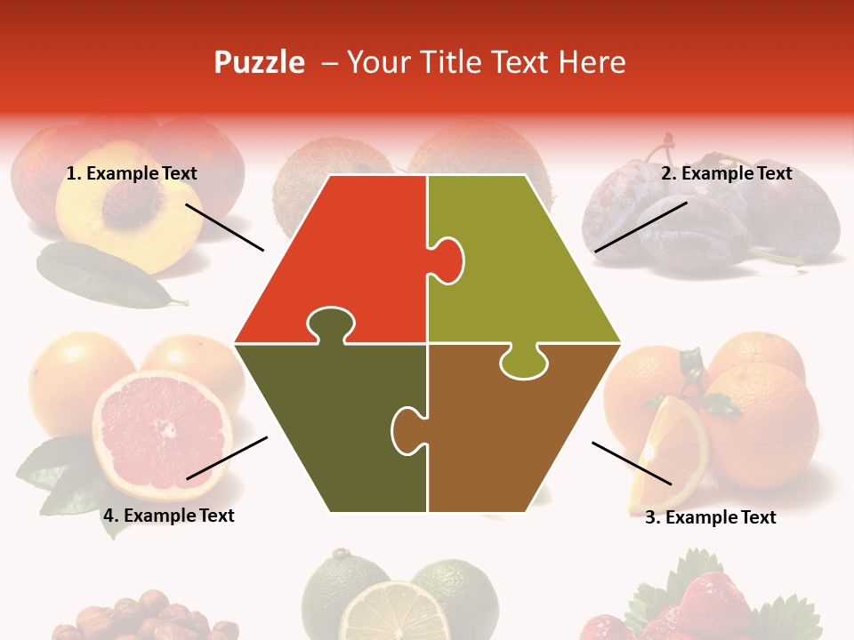 Berry Snack Watermelon PowerPoint Template