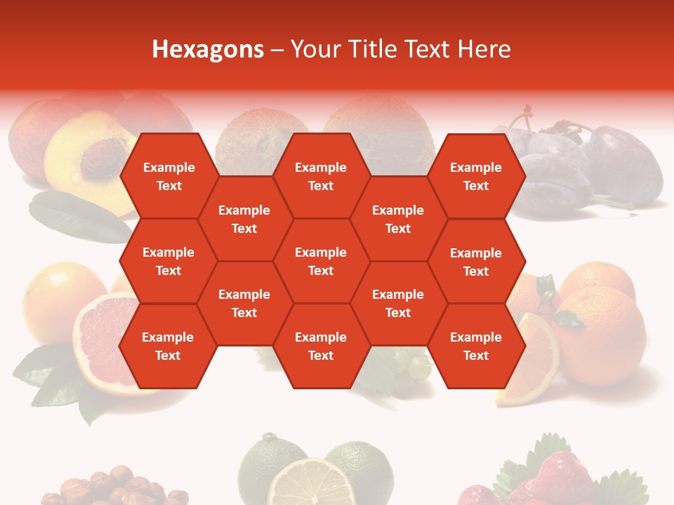 Berry Snack Watermelon PowerPoint Template