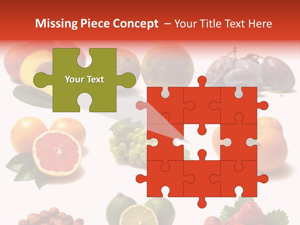 Berry Snack Watermelon PowerPoint Template