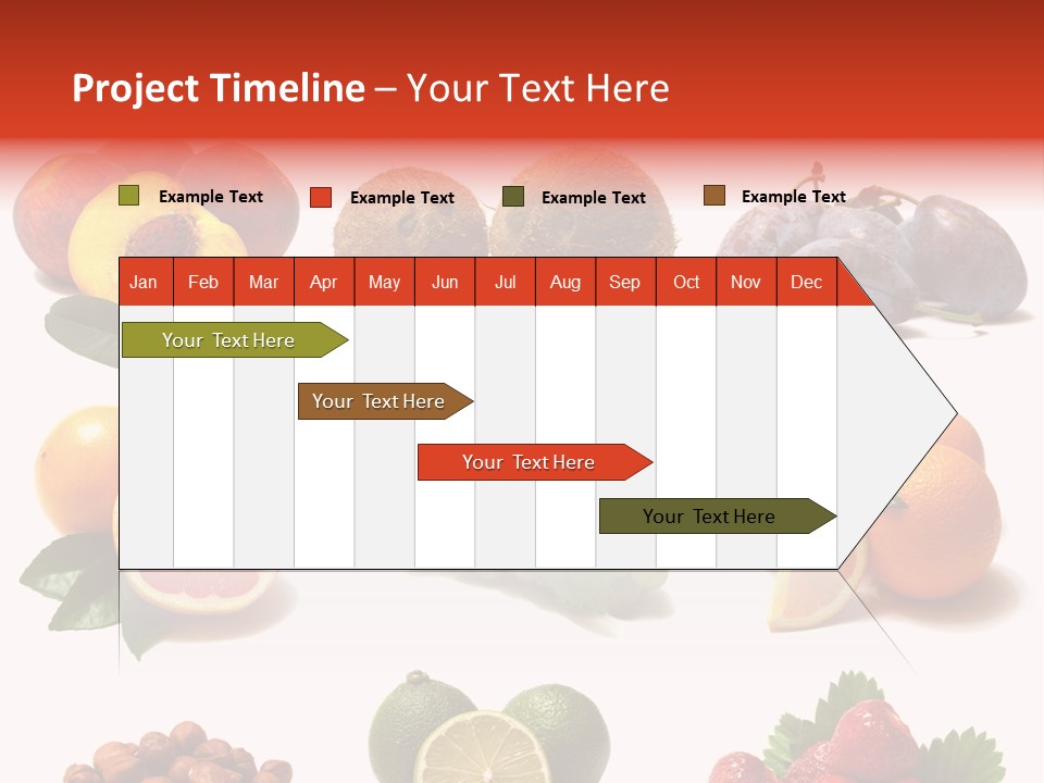 Berry Snack Watermelon PowerPoint Template
