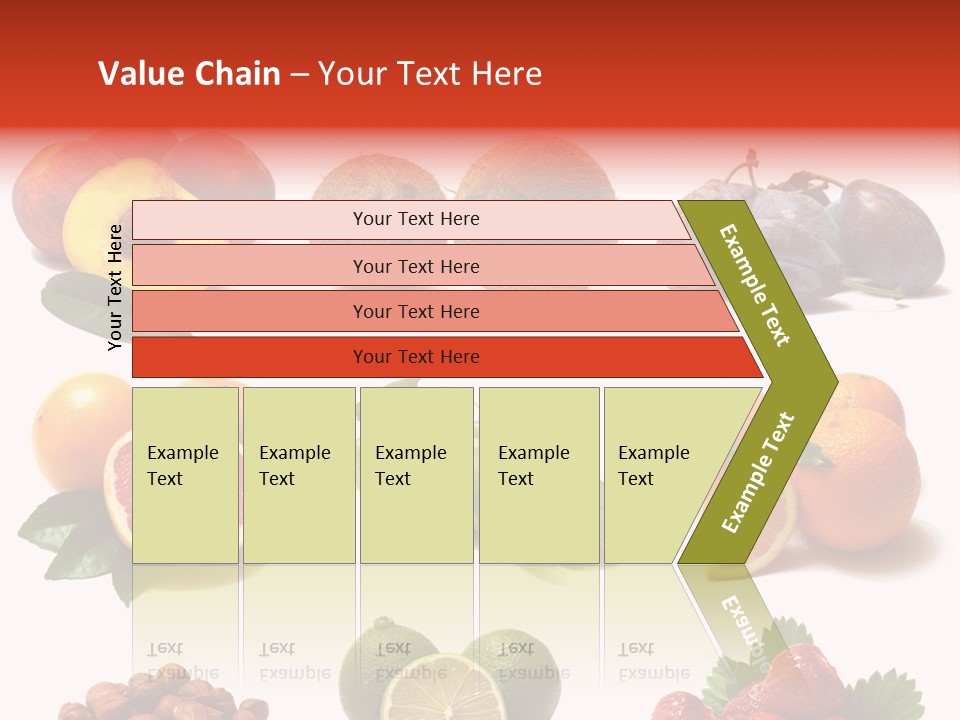 Berry Snack Watermelon PowerPoint Template