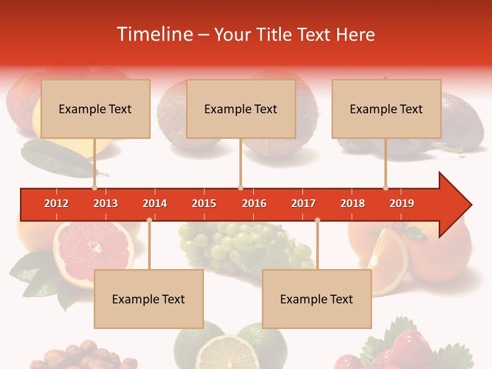 Berry Snack Watermelon PowerPoint Template