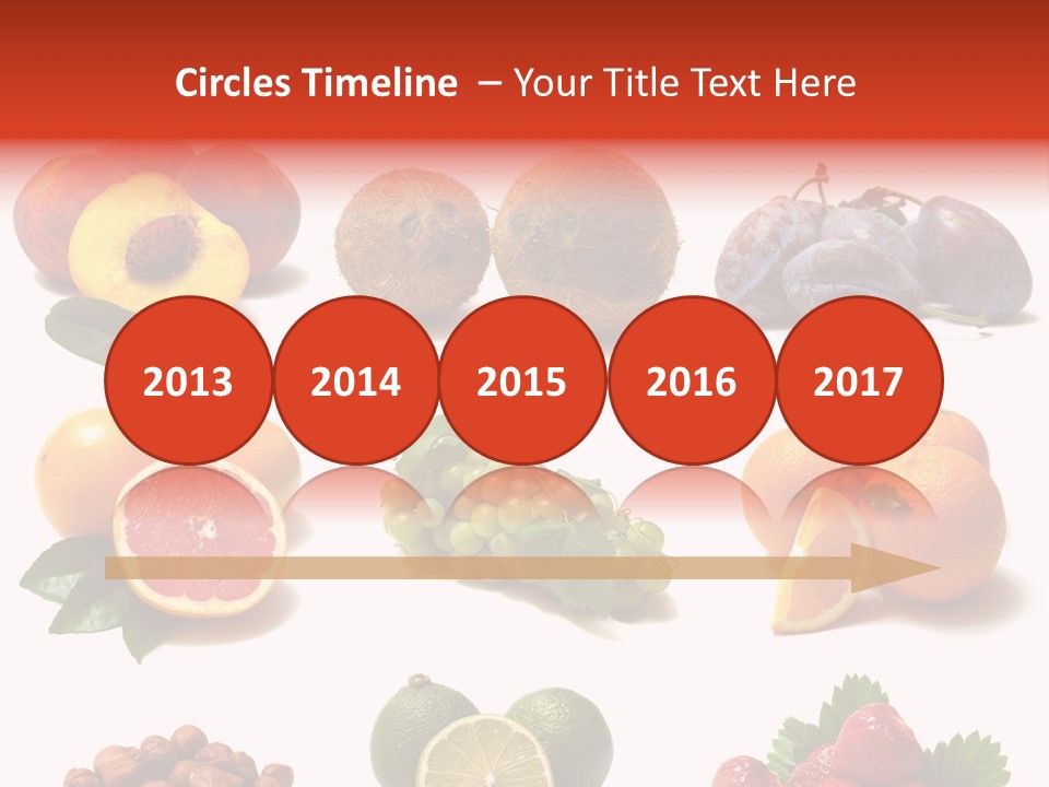 Berry Snack Watermelon PowerPoint Template