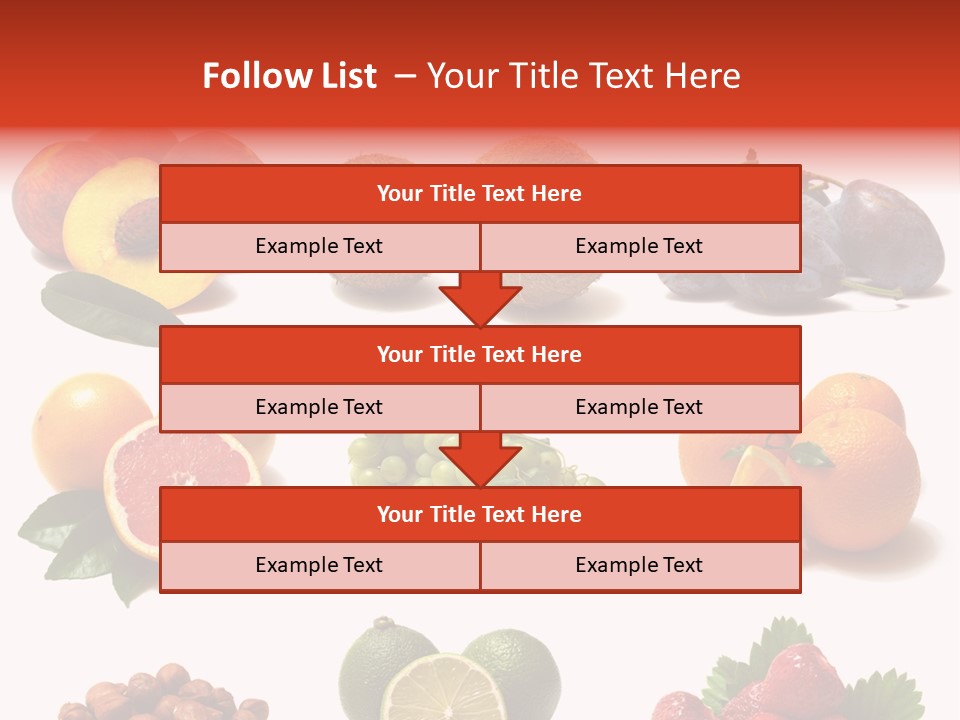 Berry Snack Watermelon PowerPoint Template