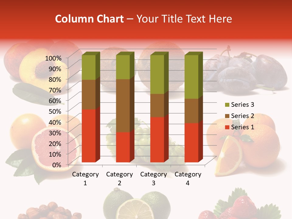 Berry Snack Watermelon PowerPoint Template