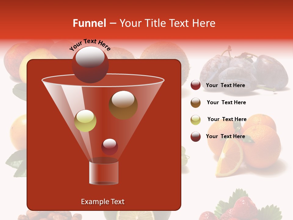 Berry Snack Watermelon PowerPoint Template