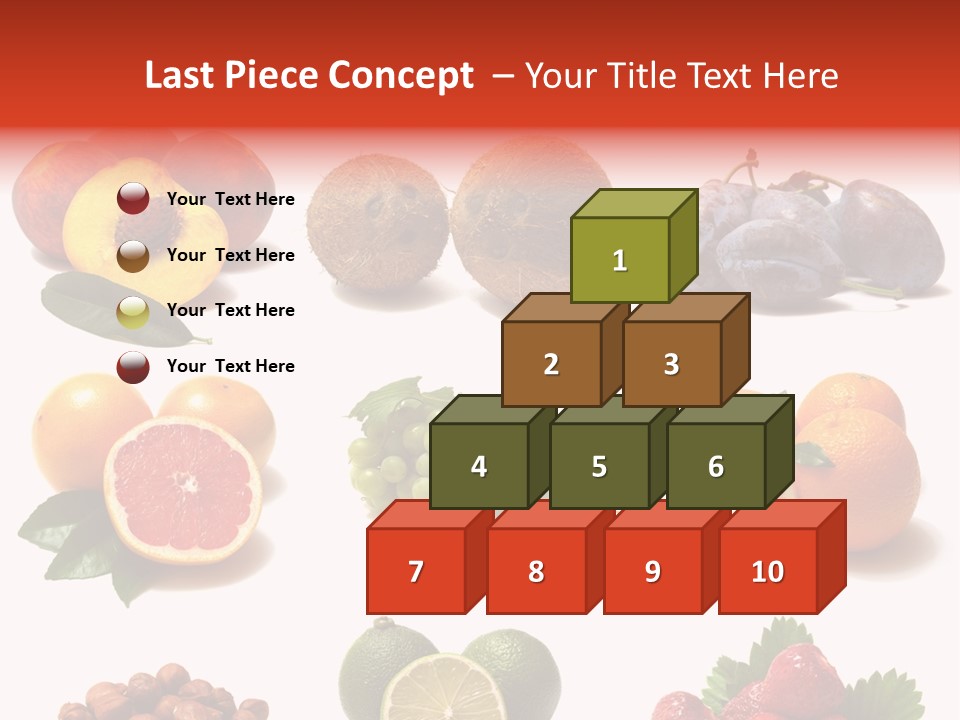 Berry Snack Watermelon PowerPoint Template