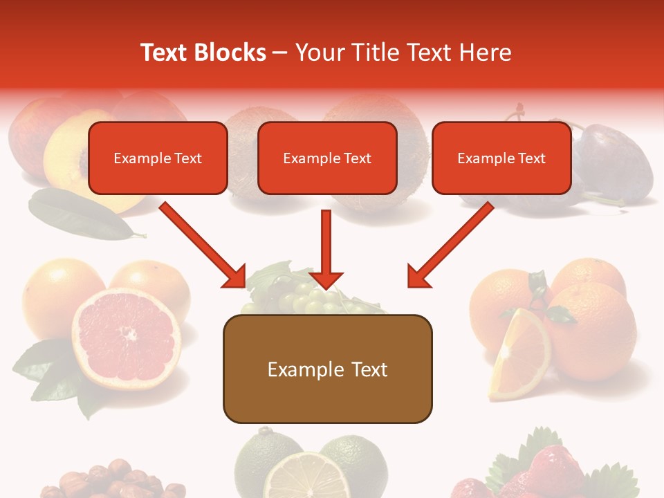 Berry Snack Watermelon PowerPoint Template