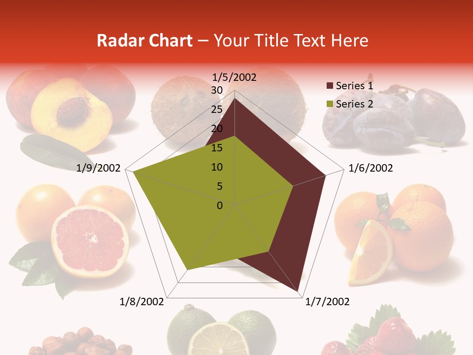 Berry Snack Watermelon PowerPoint Template