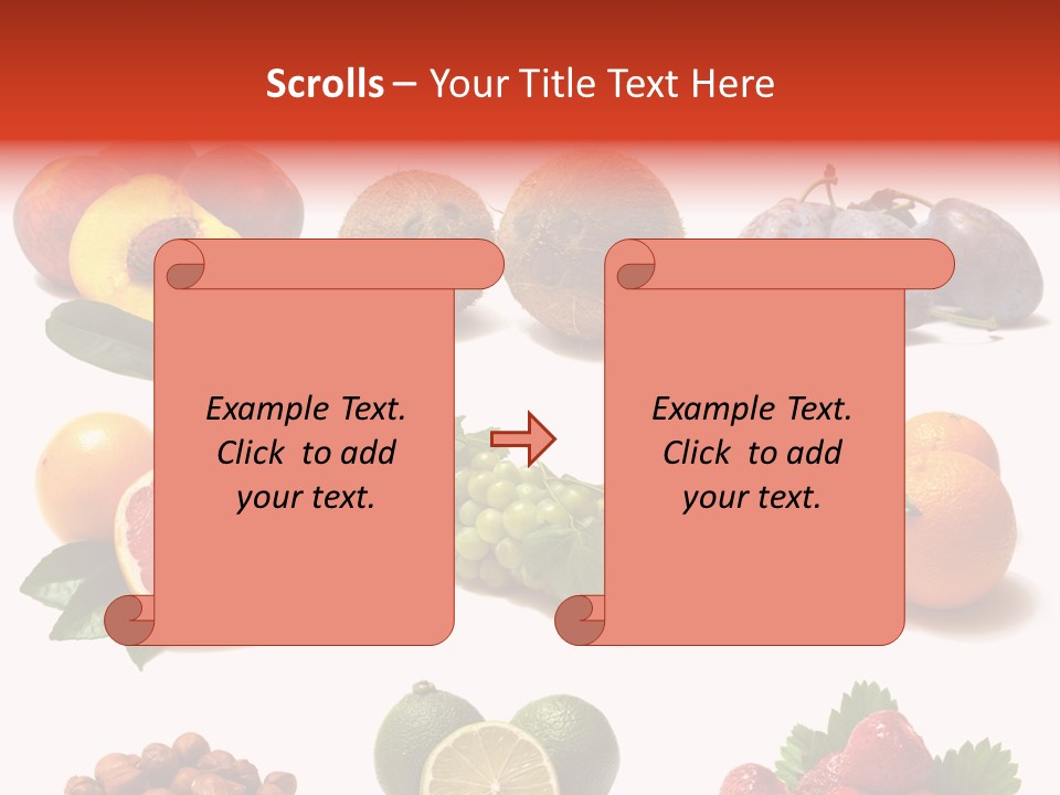 Berry Snack Watermelon PowerPoint Template