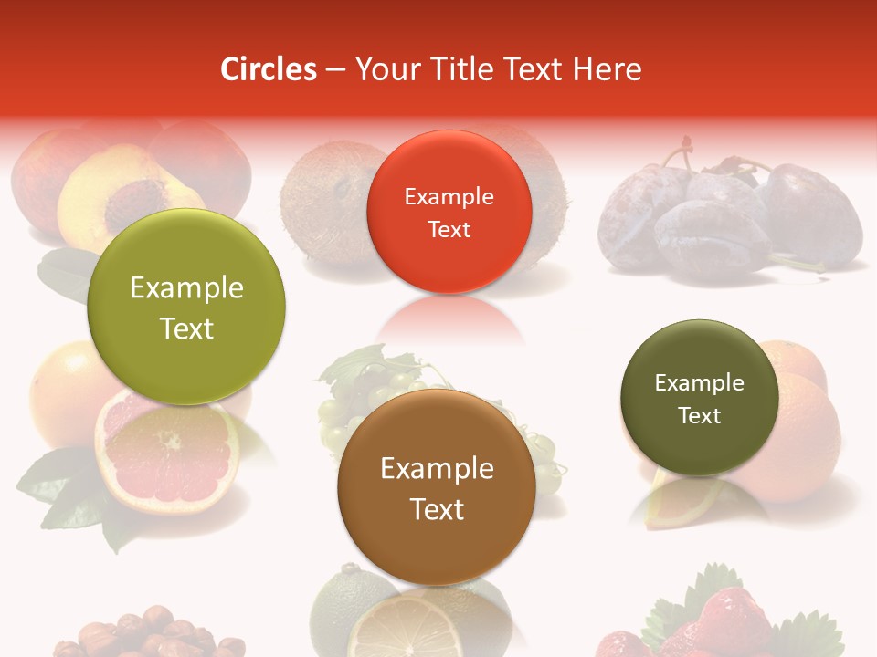 Berry Snack Watermelon PowerPoint Template
