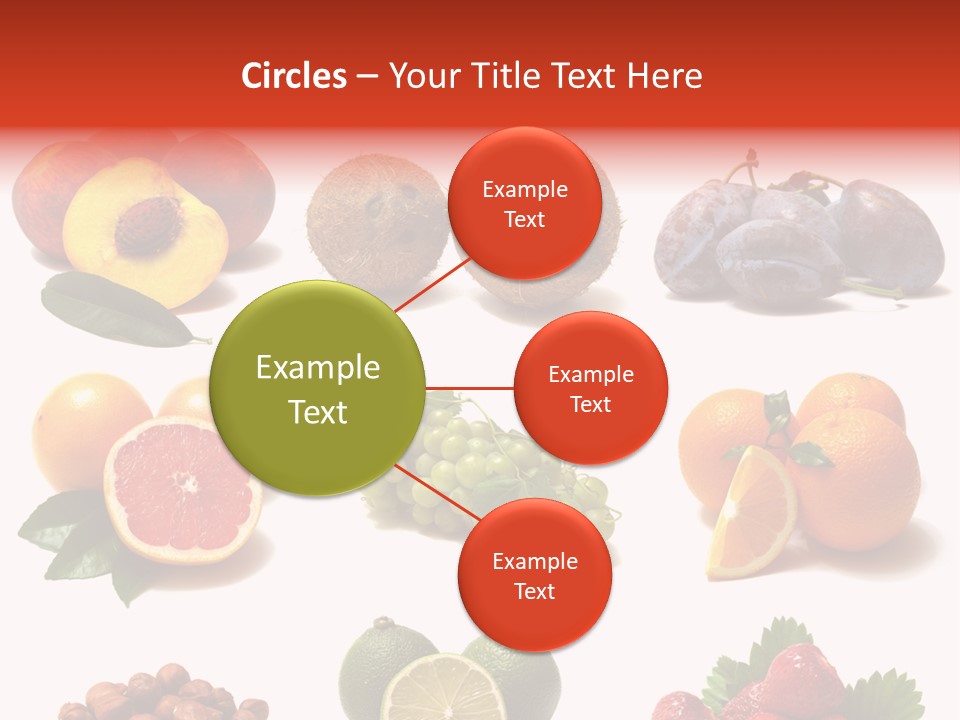 Berry Snack Watermelon PowerPoint Template