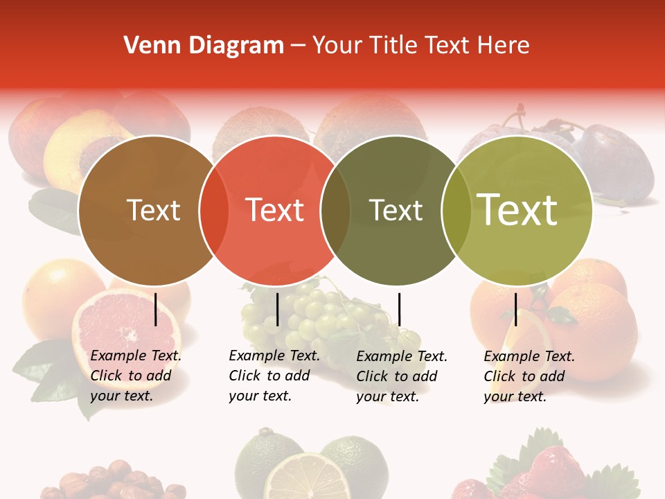 Berry Snack Watermelon PowerPoint Template