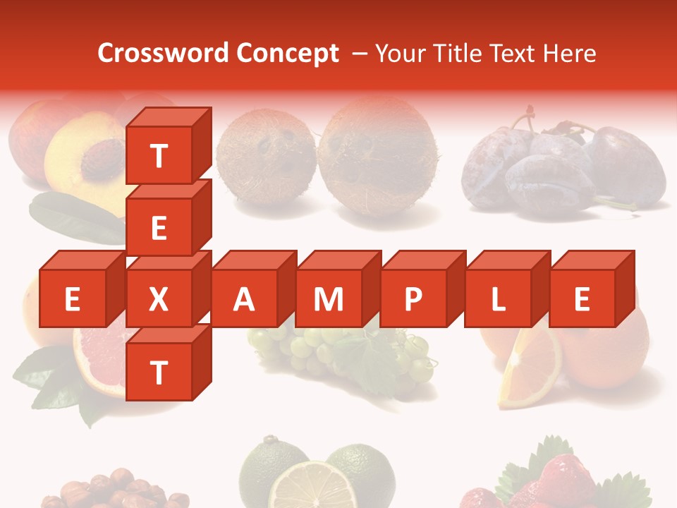 Berry Snack Watermelon PowerPoint Template