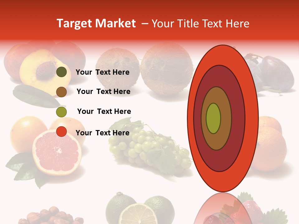 Berry Snack Watermelon PowerPoint Template