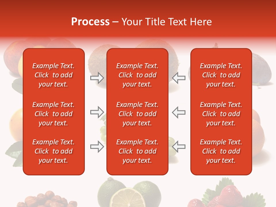 Berry Snack Watermelon PowerPoint Template