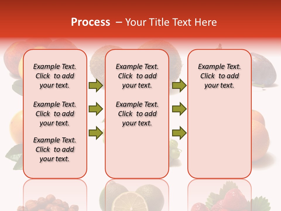 Berry Snack Watermelon PowerPoint Template