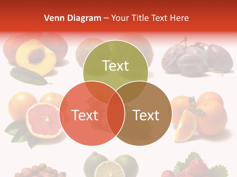 Berry Snack Watermelon PowerPoint Template