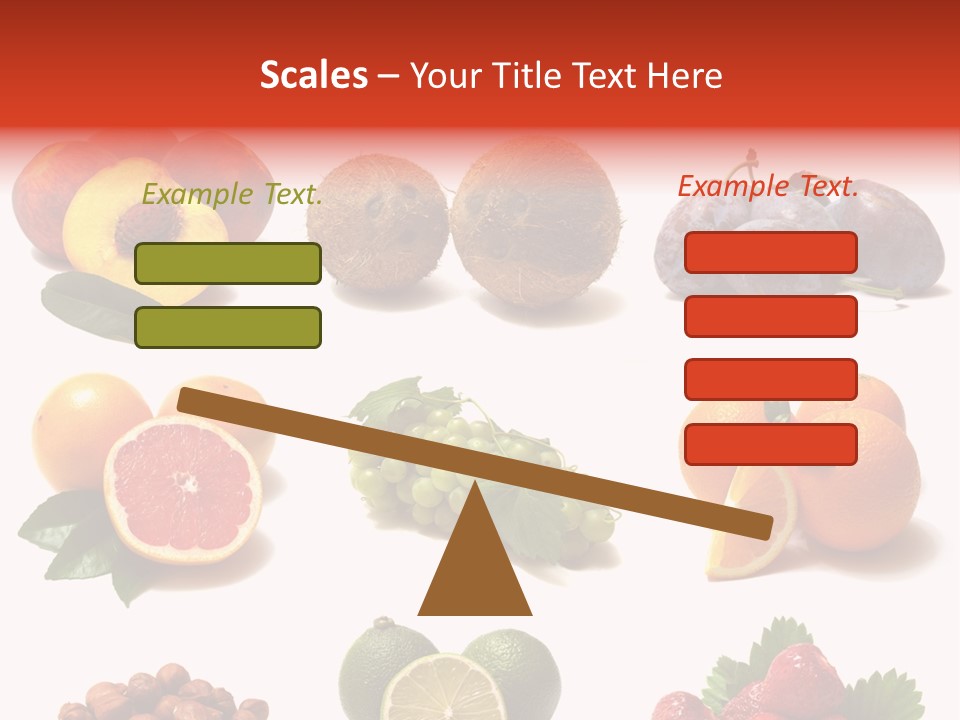 Berry Snack Watermelon PowerPoint Template