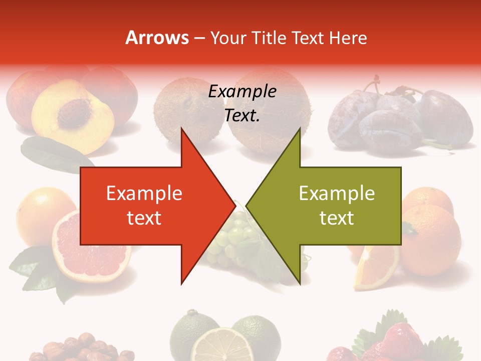 Berry Snack Watermelon PowerPoint Template