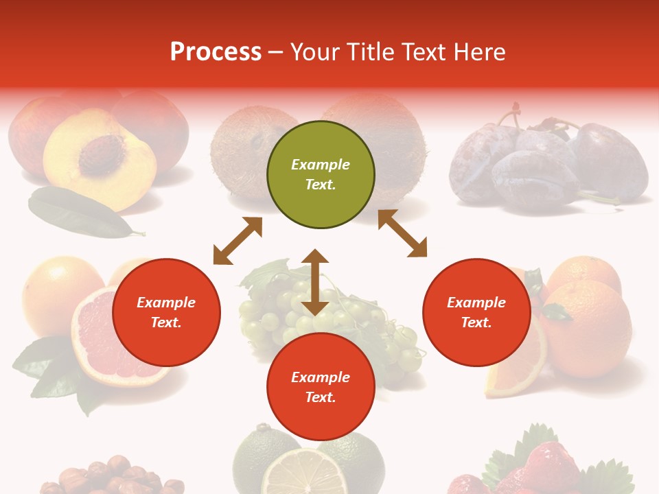 Berry Snack Watermelon PowerPoint Template
