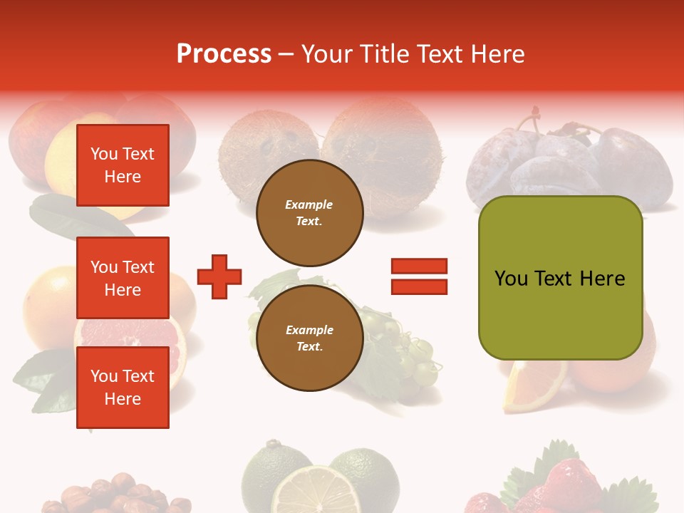 Berry Snack Watermelon PowerPoint Template
