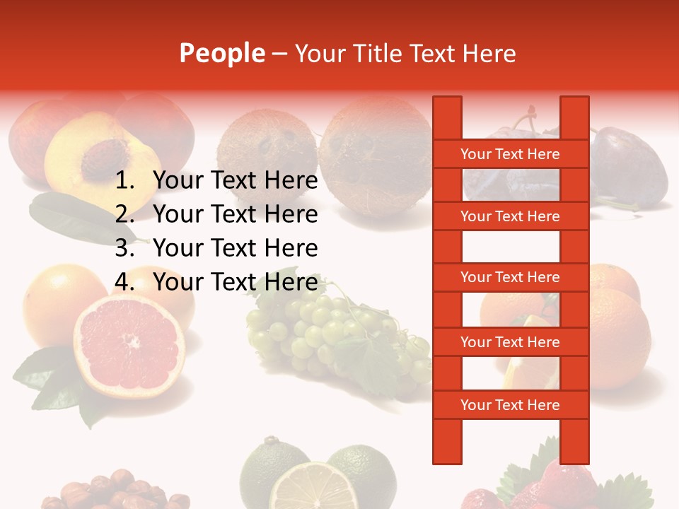 Berry Snack Watermelon PowerPoint Template