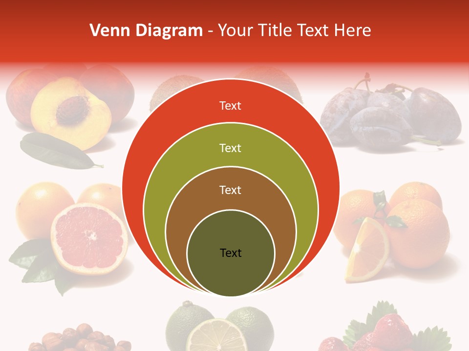 Berry Snack Watermelon PowerPoint Template