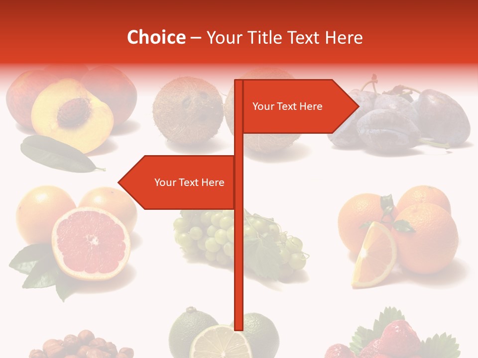 Berry Snack Watermelon PowerPoint Template