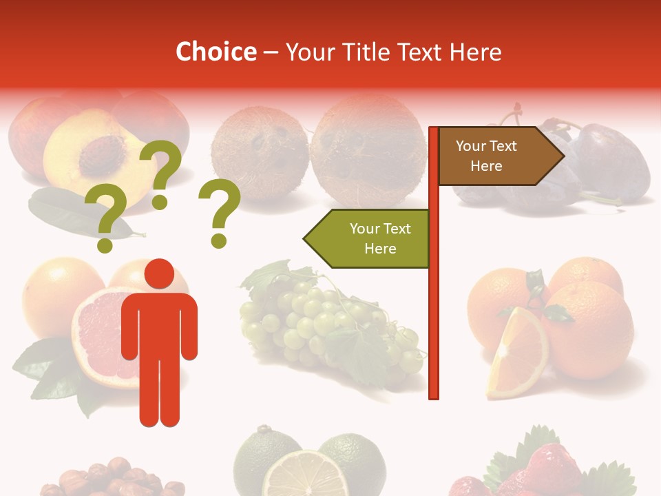 Berry Snack Watermelon PowerPoint Template