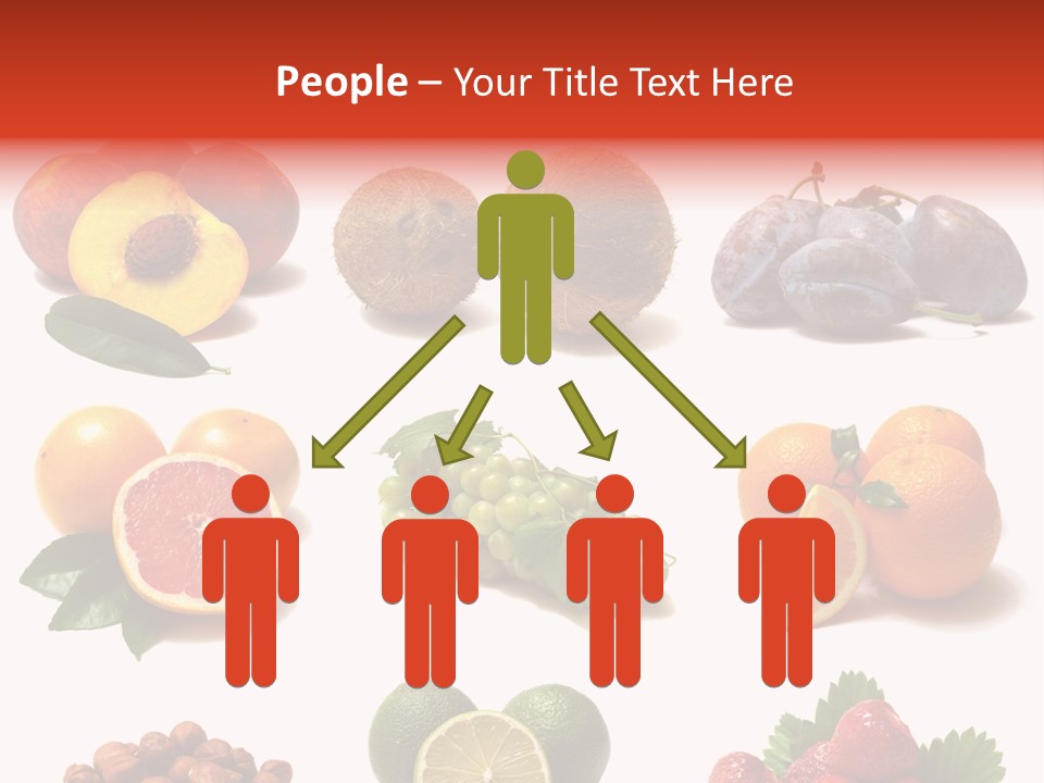 Berry Snack Watermelon PowerPoint Template